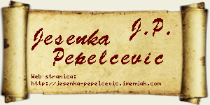 Jesenka Pepelčević vizit kartica